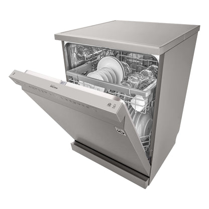 LG XD5B14PS QuadWash 14-Place Setting Freestanding Dishwasher (Platinum Steel)