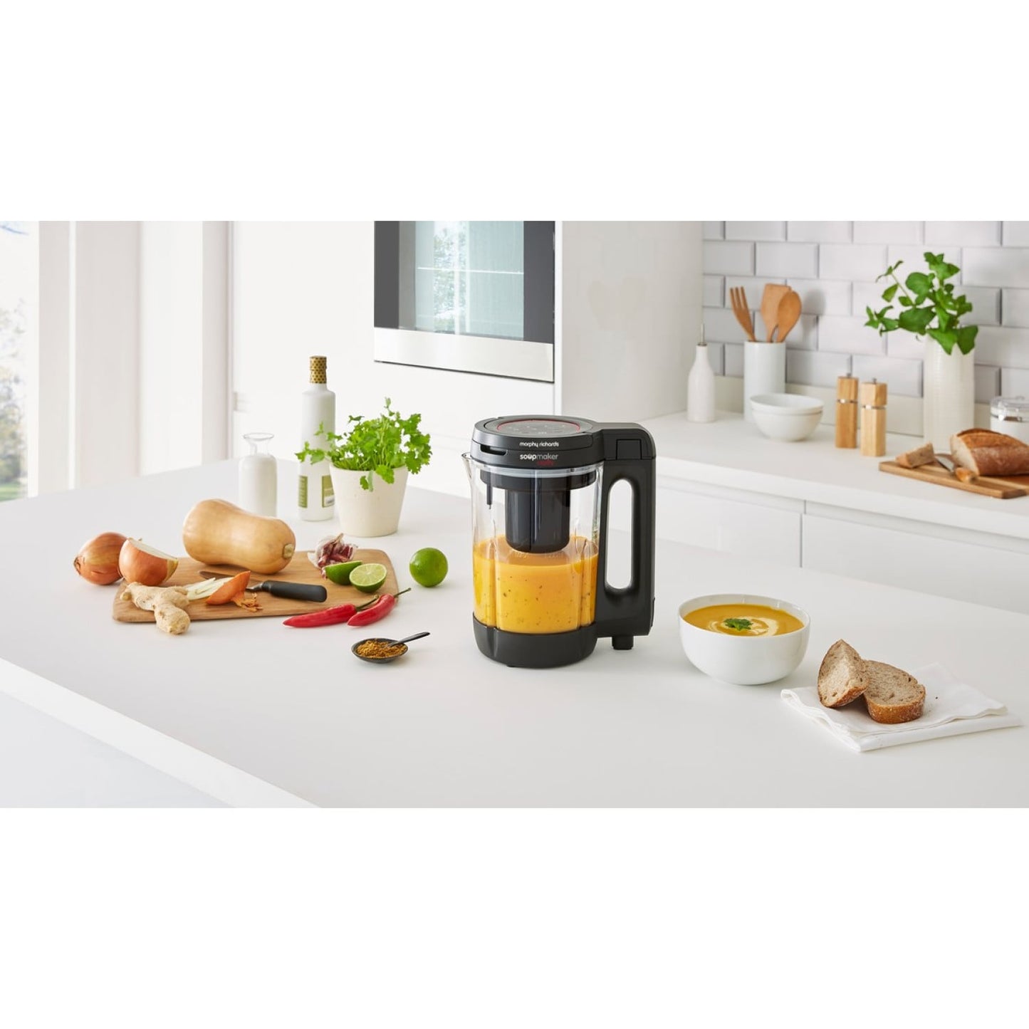 Morphy Richards Clarity 1.6L Soup Maker 4 Functions Fast Soup Blender
