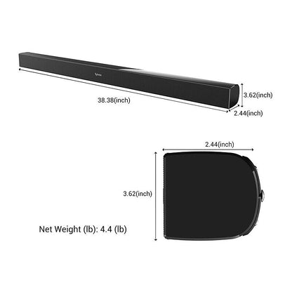 Sylvox Waterproof Outdoor TV Soundbar S2