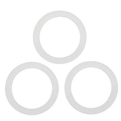 Coffee Culture 3-Cup Silicone Gasket For Stovetop Espresso Cup 3pc (White)