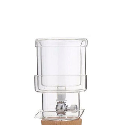 Coffee Culture 400ml/26cm Cold Drip Glass Coffee Maker with Wooden Neck (Clear)