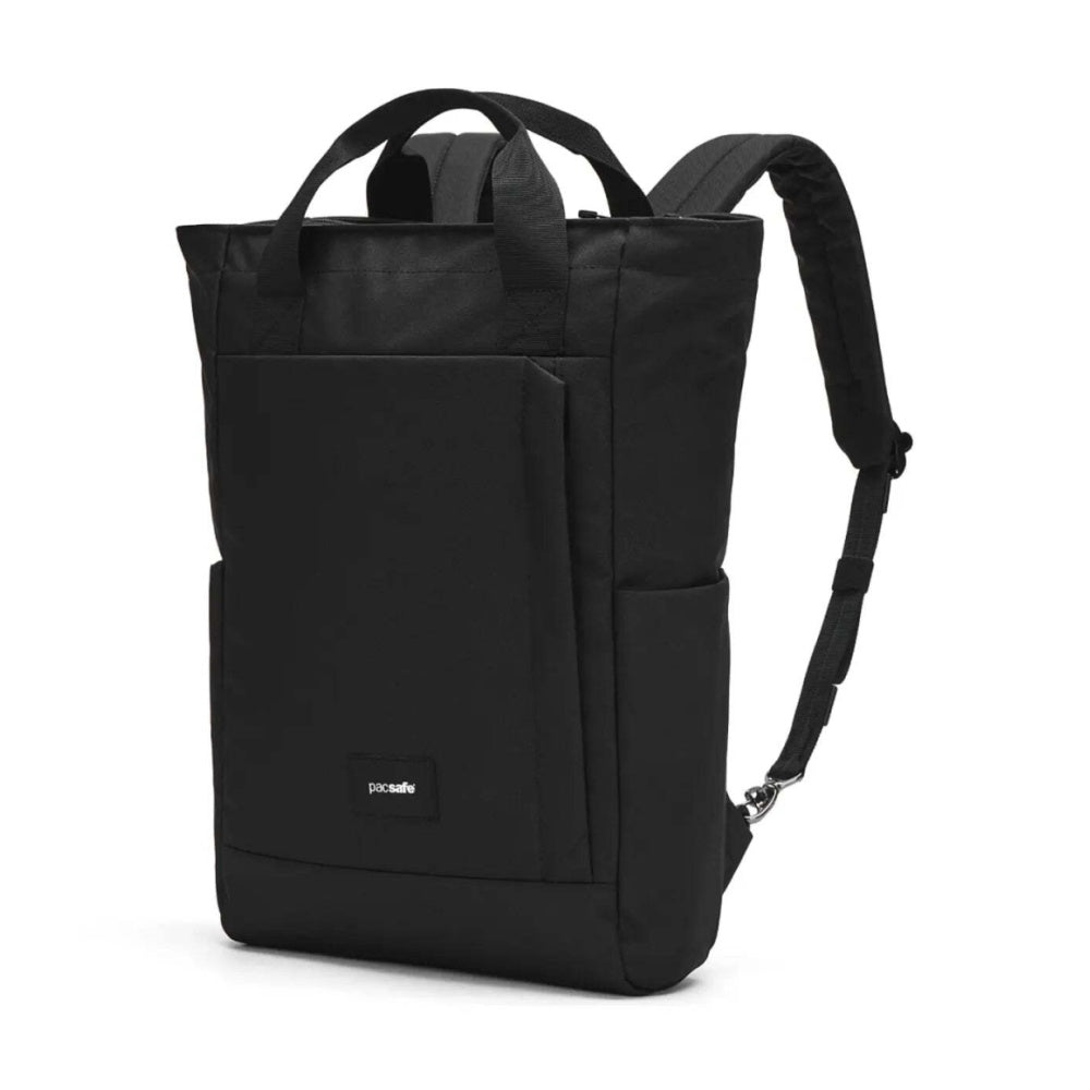 Pacsafe GO Anti-Theft RFID Blocking 16" Laptop Convertible Totepack Jet Black
