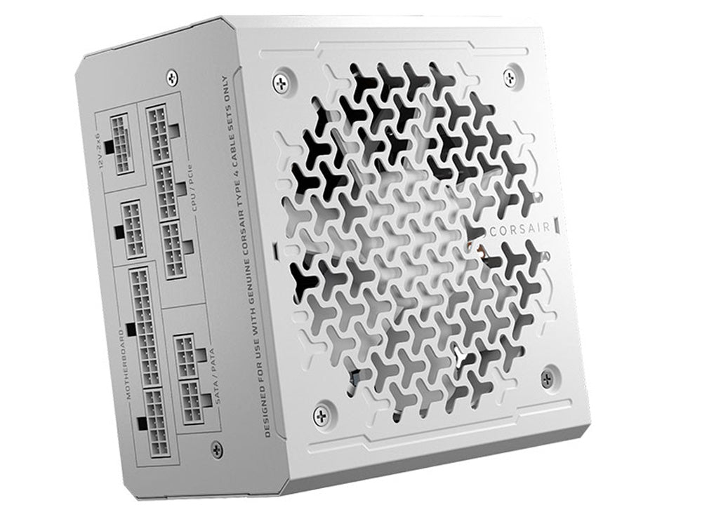 Corsair RM1000e 1000W Cybenetics Gold Fully Modular Low-Noise ATX Power Supply - White