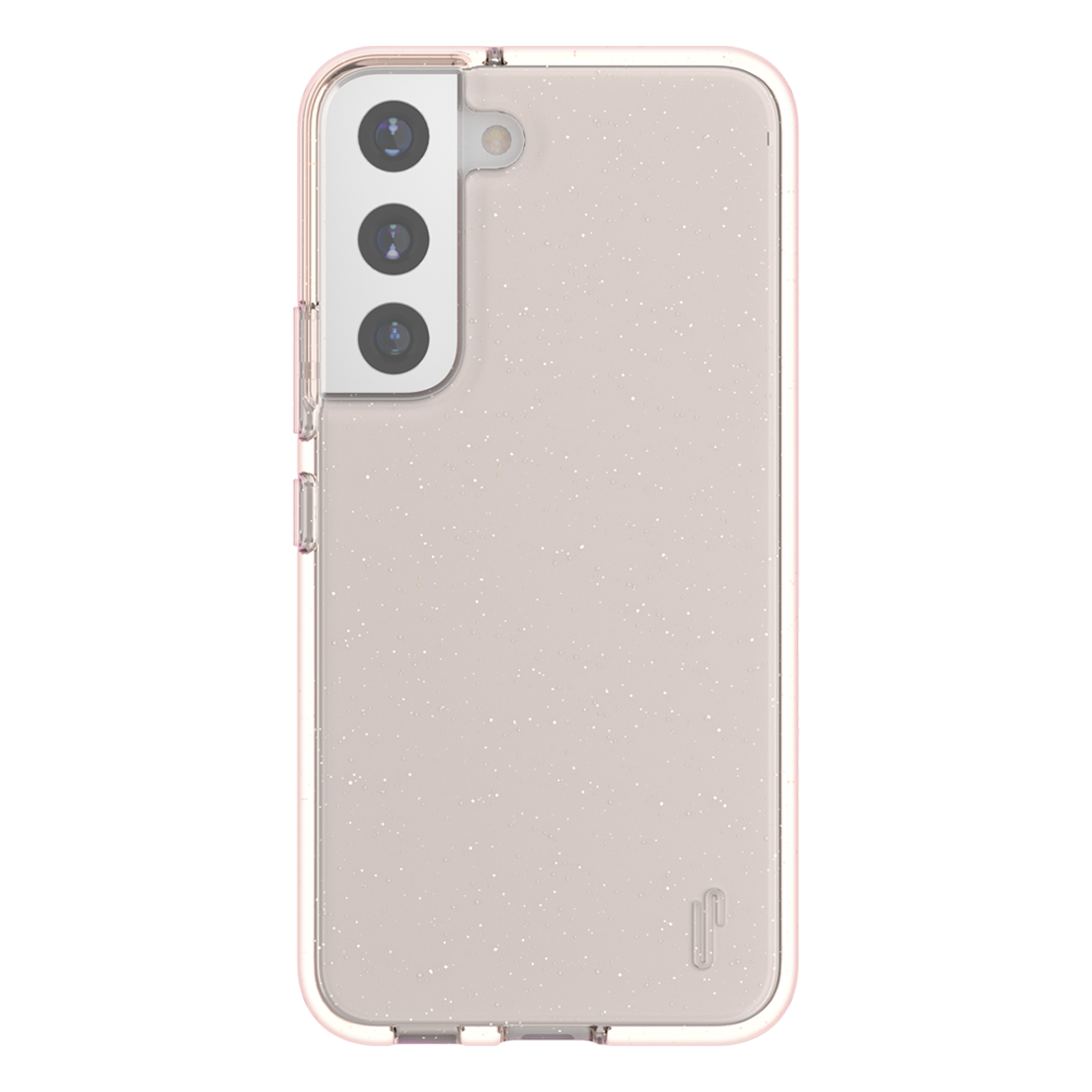 Ugly Rubber Samsung s22 Vogue Glitter Infused Armor Case (Rose Gold)