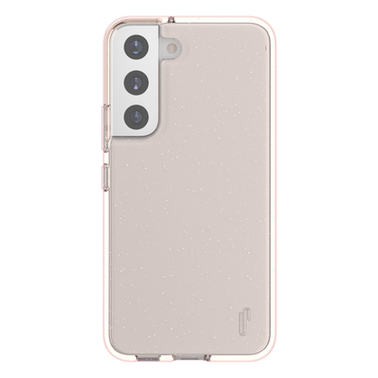 Ugly Rubber Samsung s22 Vogue Glitter Infused Armor Case (Rose Gold)
