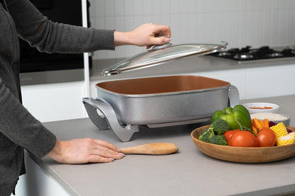 Healthy Choice 7.9L Electric Non-Stick Copper Fry Pan