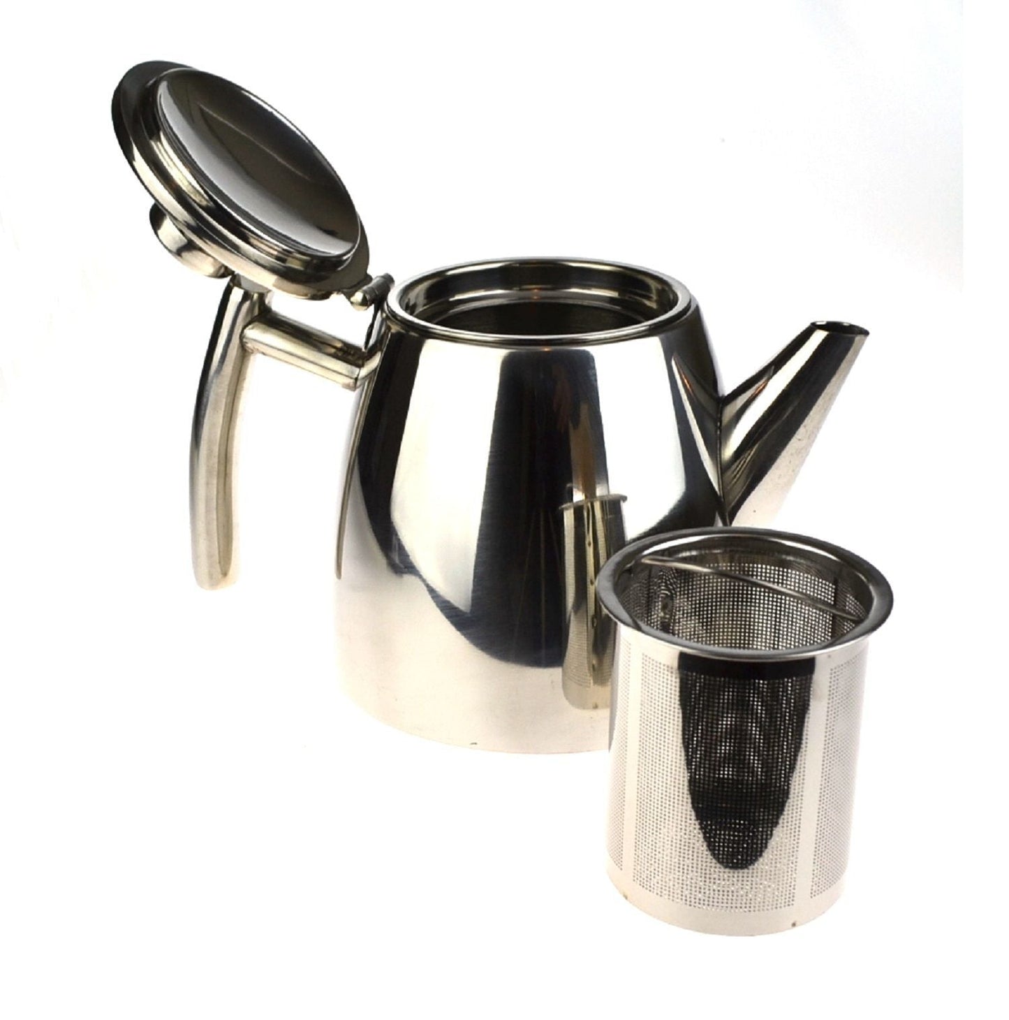 Avanti Modena Double Wall Stainless Steel Teapot 600Ml - Silver | Double Wall | Stainless Steel