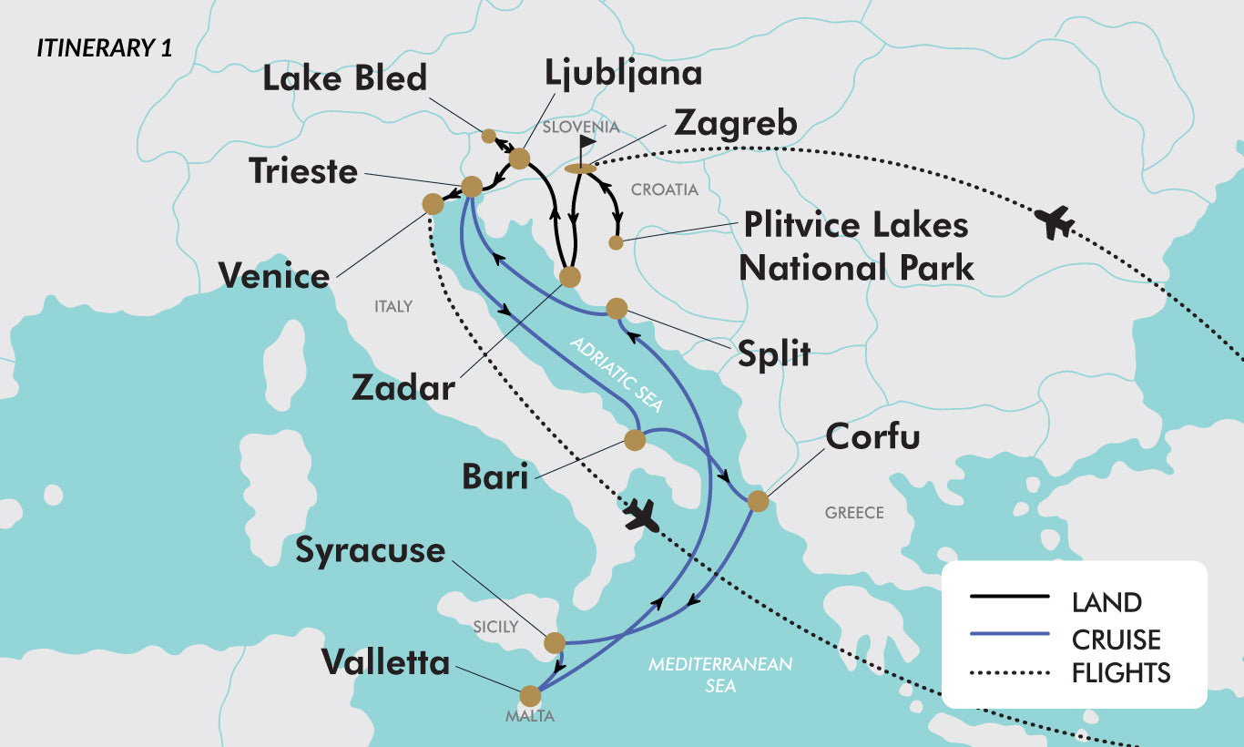 Itinerary map 1