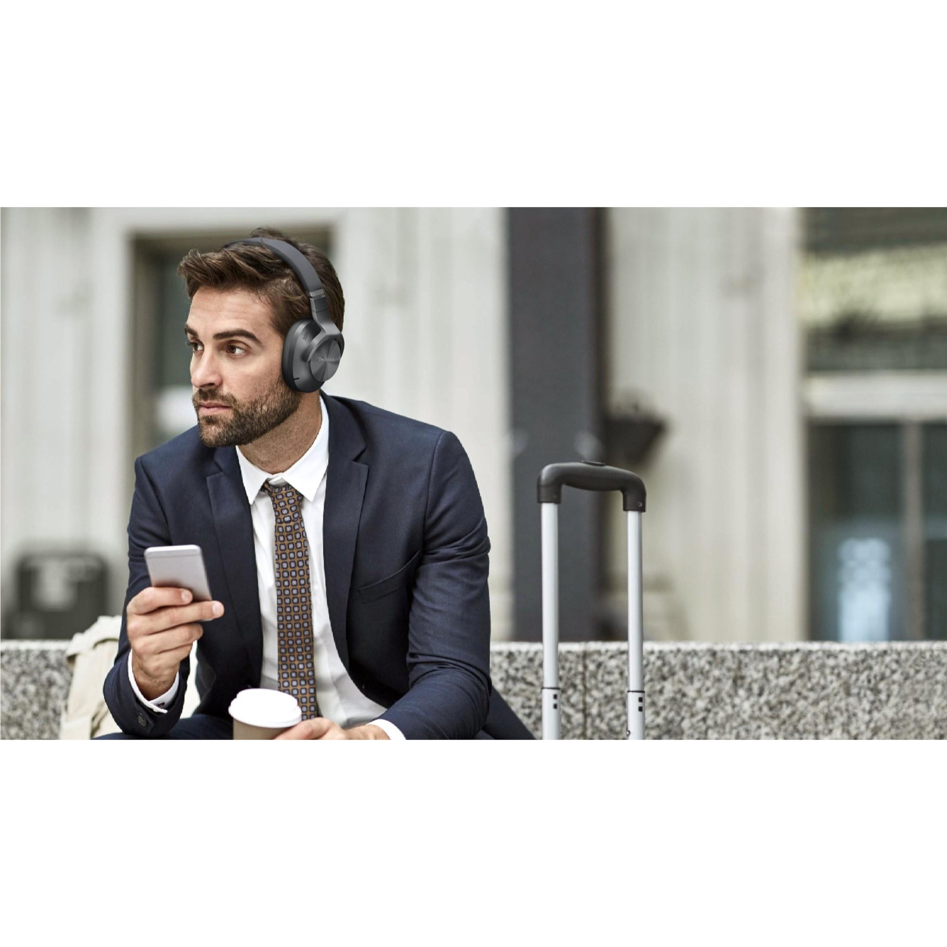 Technics Wireless Noise Cancelling Over-Ear Headphones (Black)