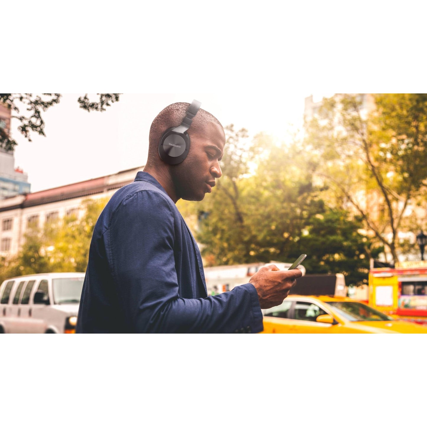 Technics Wireless Noise Cancelling Over-Ear Headphones (Black)