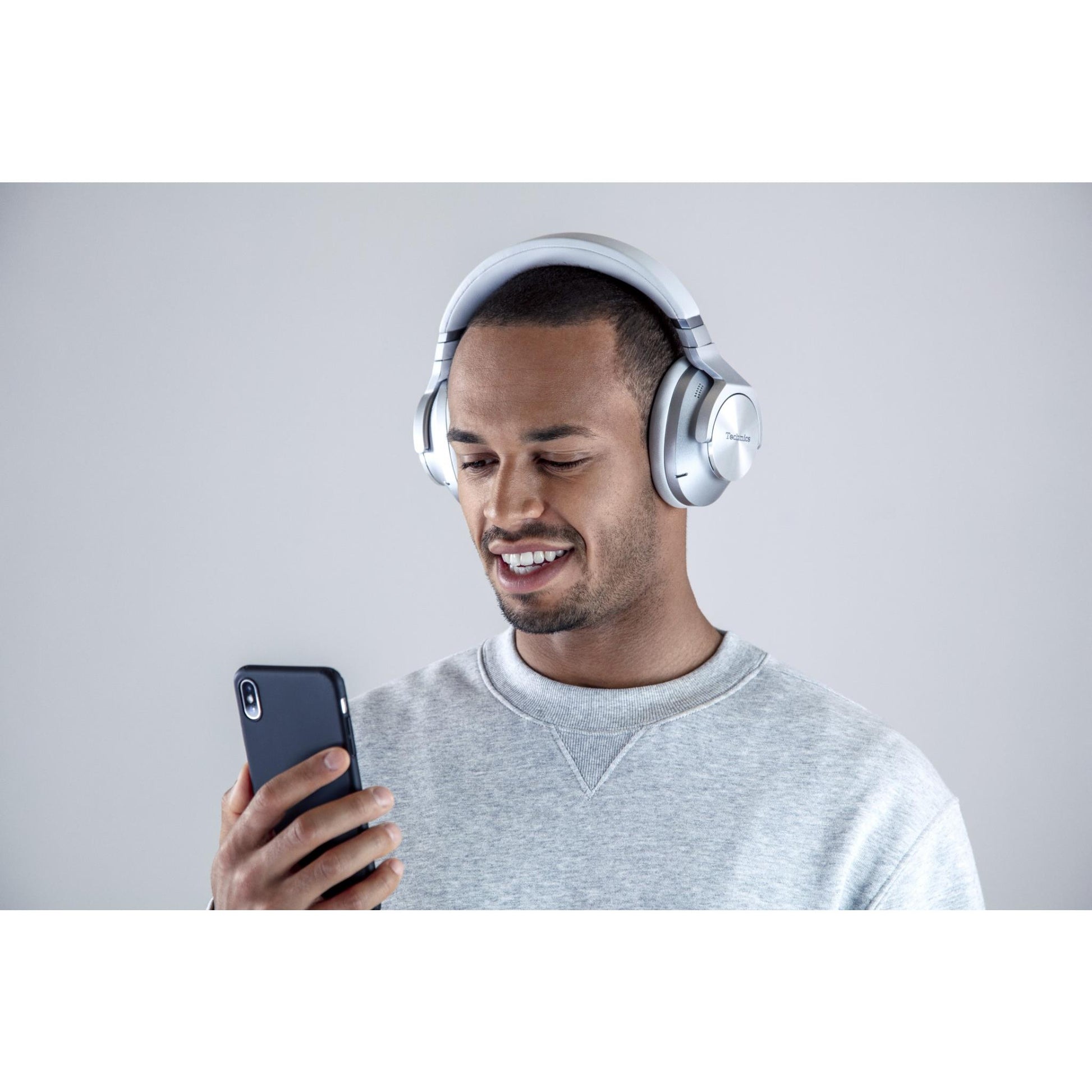 Technics Wireless Noise Cancelling Over-Ear Headphones (Silver)