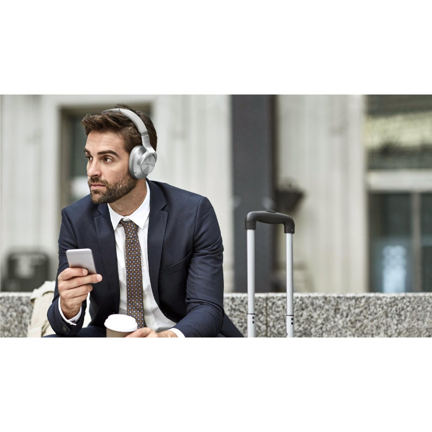 Technics Wireless Noise Cancelling Over-Ear Headphones (Silver)