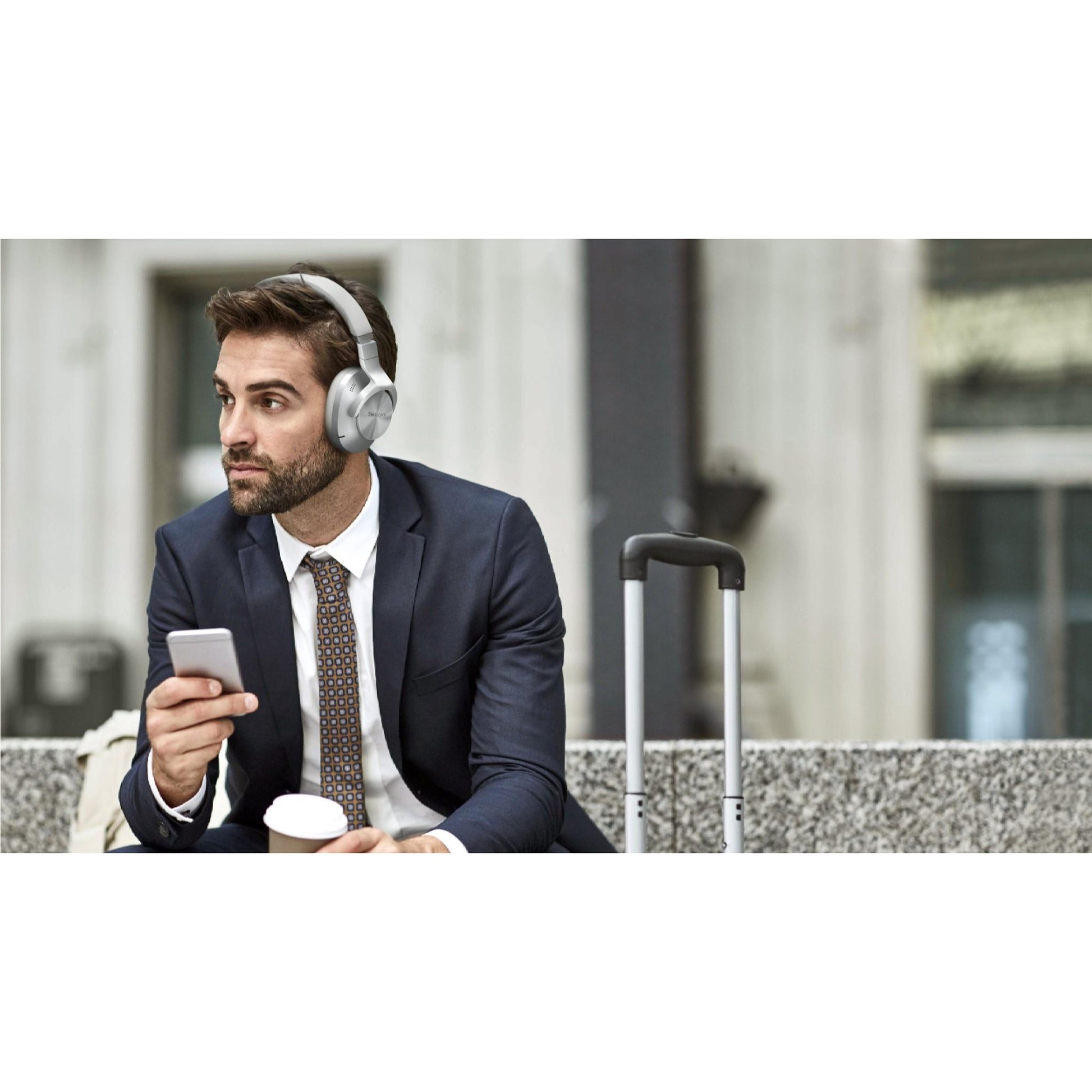 Technics Wireless Noise Cancelling Over-Ear Headphones (Silver)