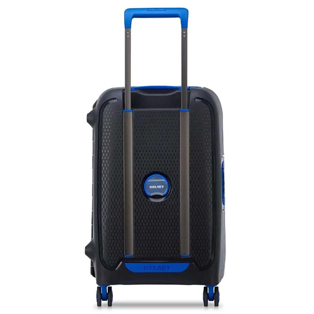 Delsey Moncey 55 cm 4 Wheel Carry-on Suitcase - Black / Blue