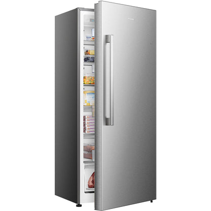 Hisense HRVF384S 384L Single Door Fridge or Freezer (Brushed Steel)