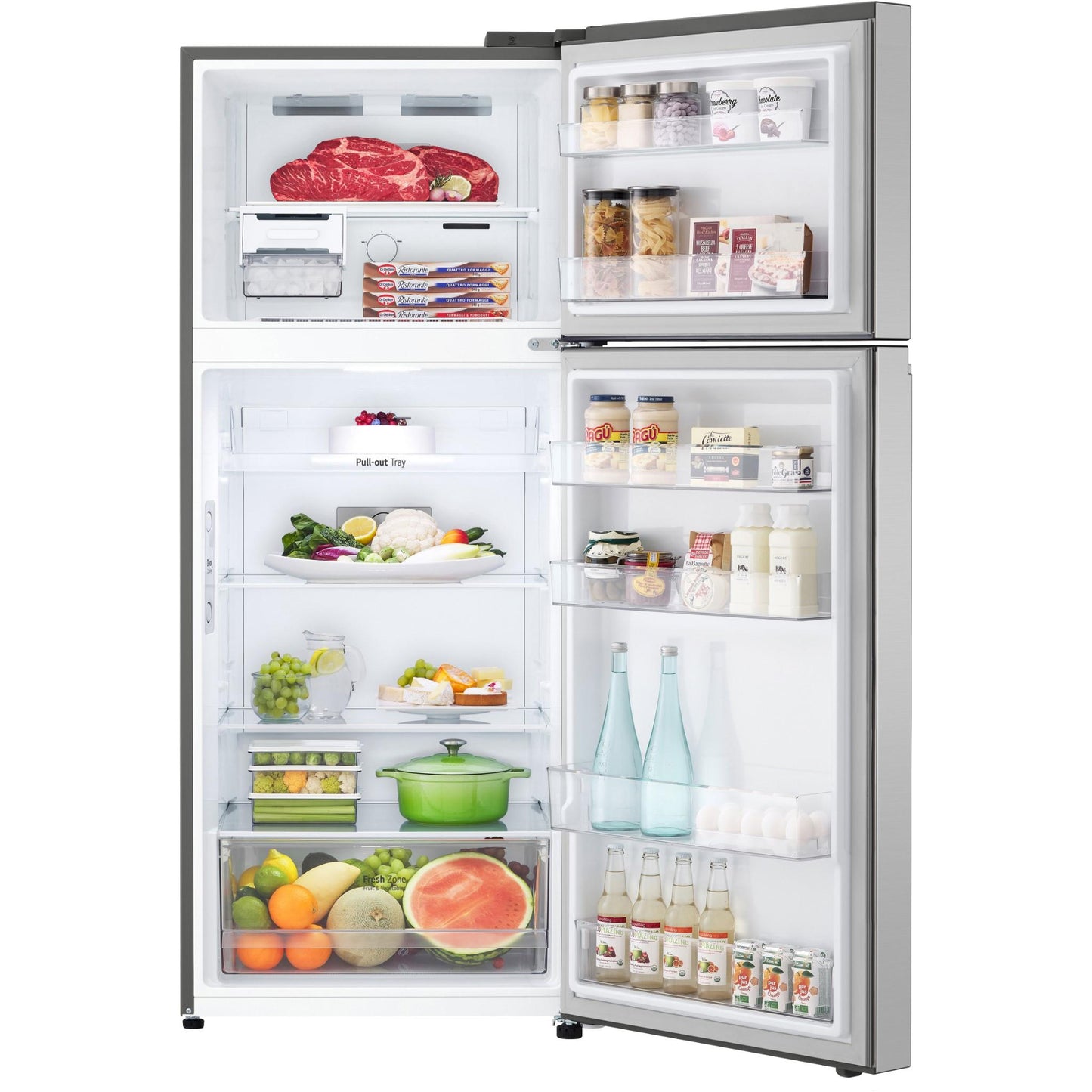 LG GT-5S 375L Top Mount Fridge (Stainless Finish)
