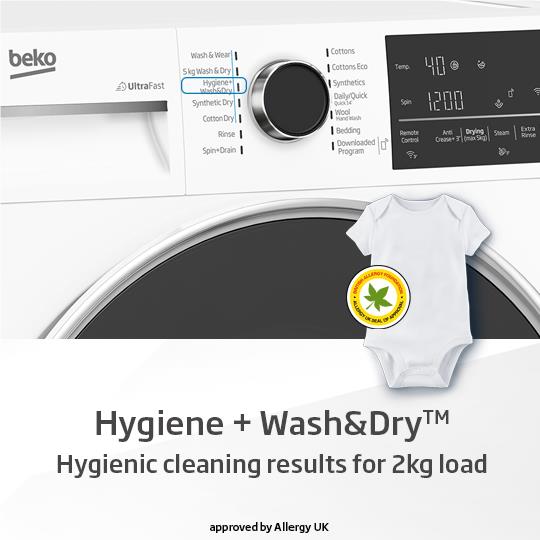 Beko BWDB9540W 9kg/5kg Front Load Ultrafast Washer Dryer Combo