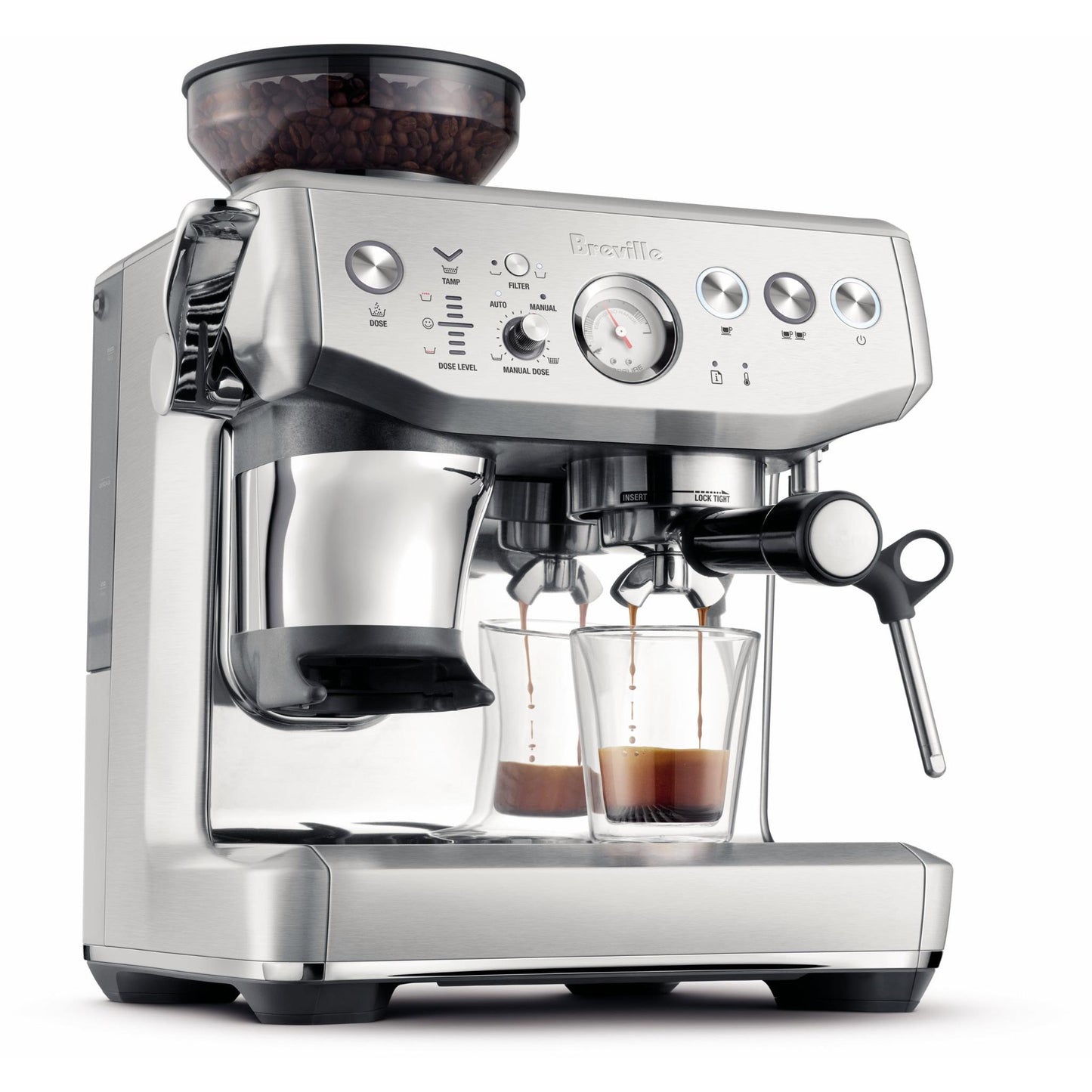 Breville the Barista Express® Impress Manual Coffee Machine (Stainless Steel)