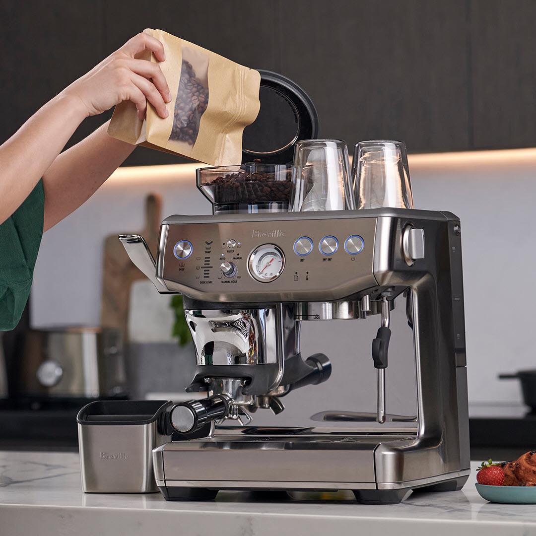 Breville the Barista Express® Impress Manual Coffee Machine (Stainless Steel)