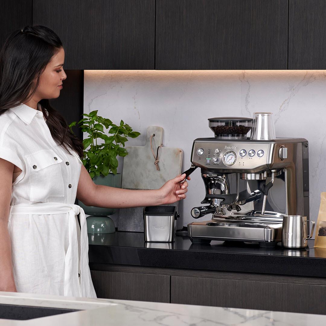 Breville the Barista Express® Impress Manual Coffee Machine (Stainless Steel)