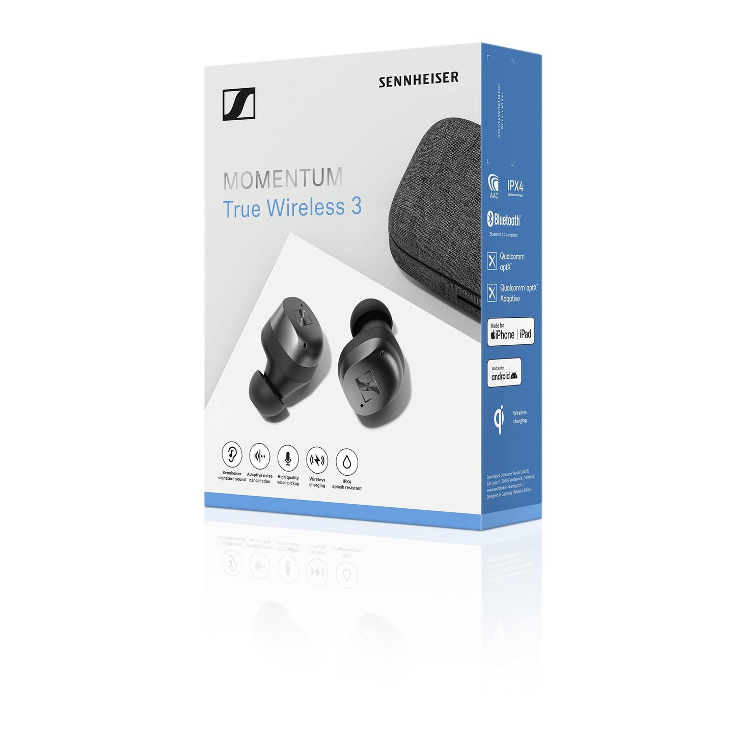 Sennheiser MOMENTUM True Wireless 3 ANC In-Ear Headphones (Graphite)