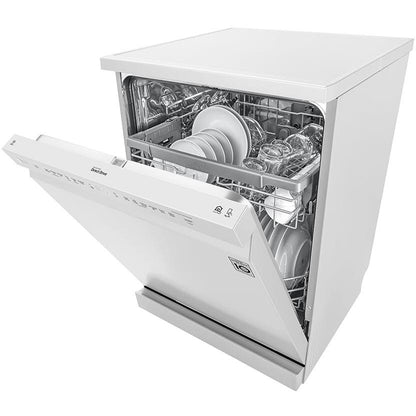 LG XD5B14WH QuadWash 14-Place Setting Freestanding Dishwasher (White)