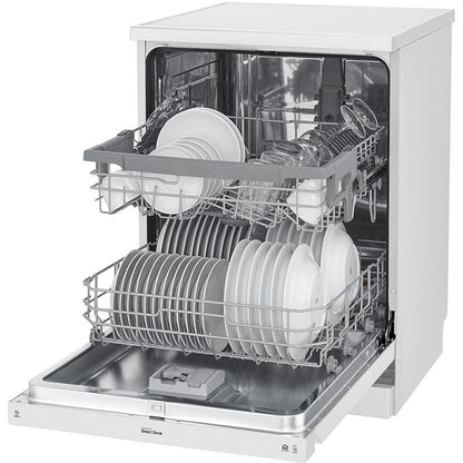 LG XD5B14WH QuadWash 14-Place Setting Freestanding Dishwasher (White)