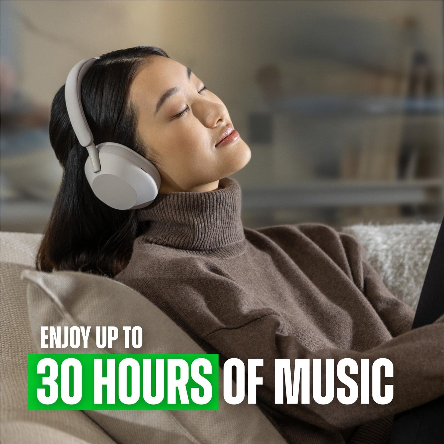 Sony WH-1000XM5 Premium Noise Cancelling Wireless Over-Ear Headphones (Black)