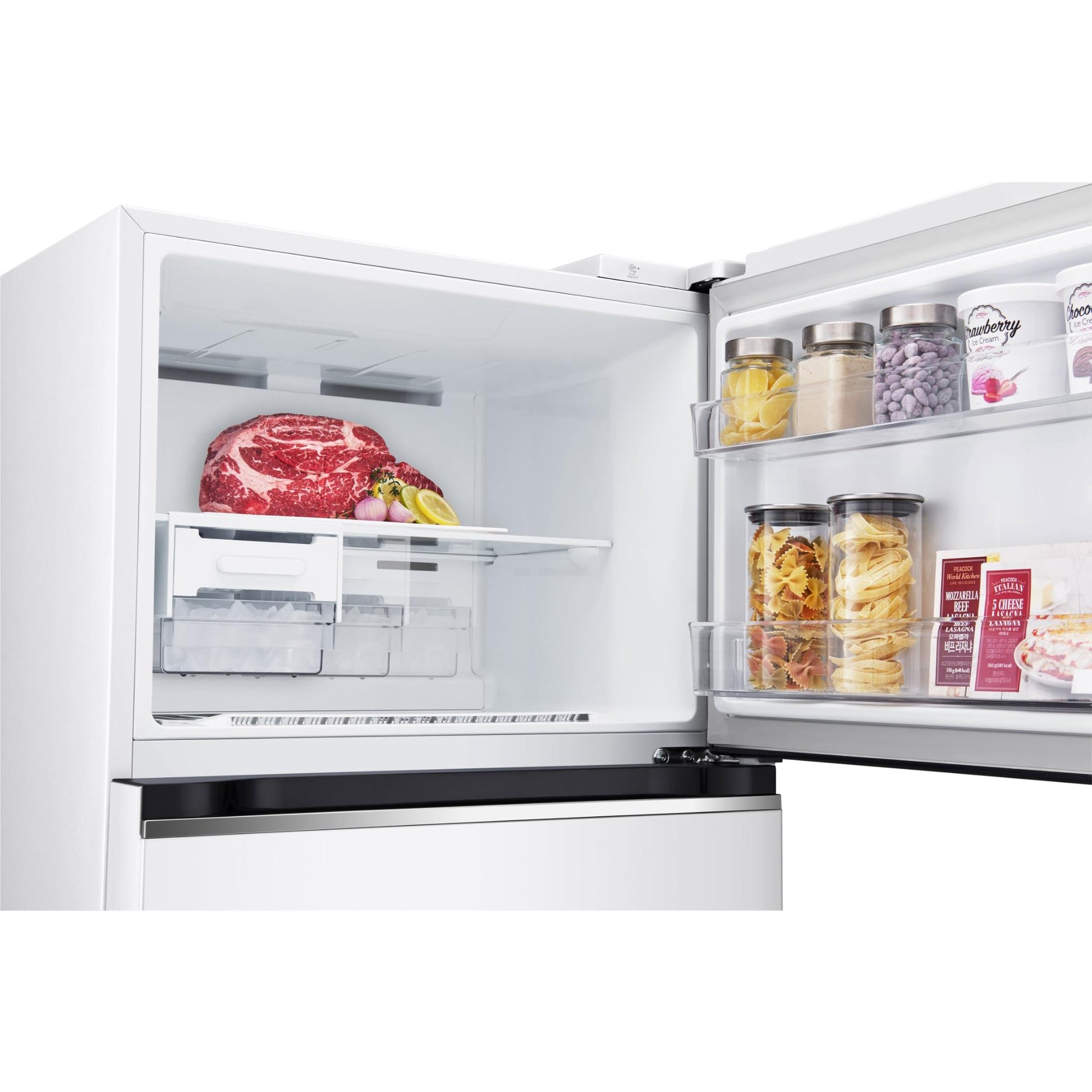 LG GT-5W 375L Top Mount Fridge (White)