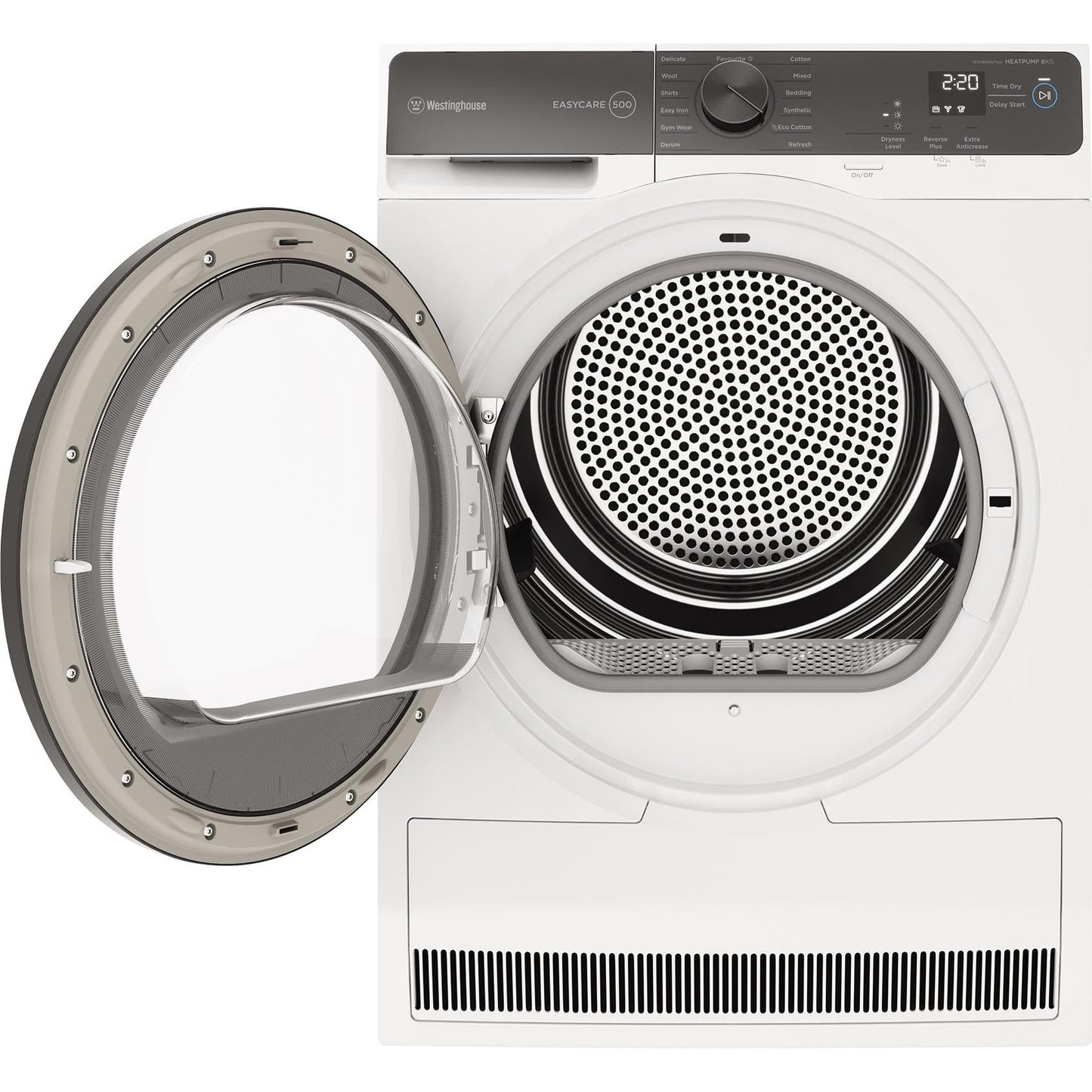 Westinghouse WDH804N7WA 8kg EasyCare 500 Series Heat Pump Dryer