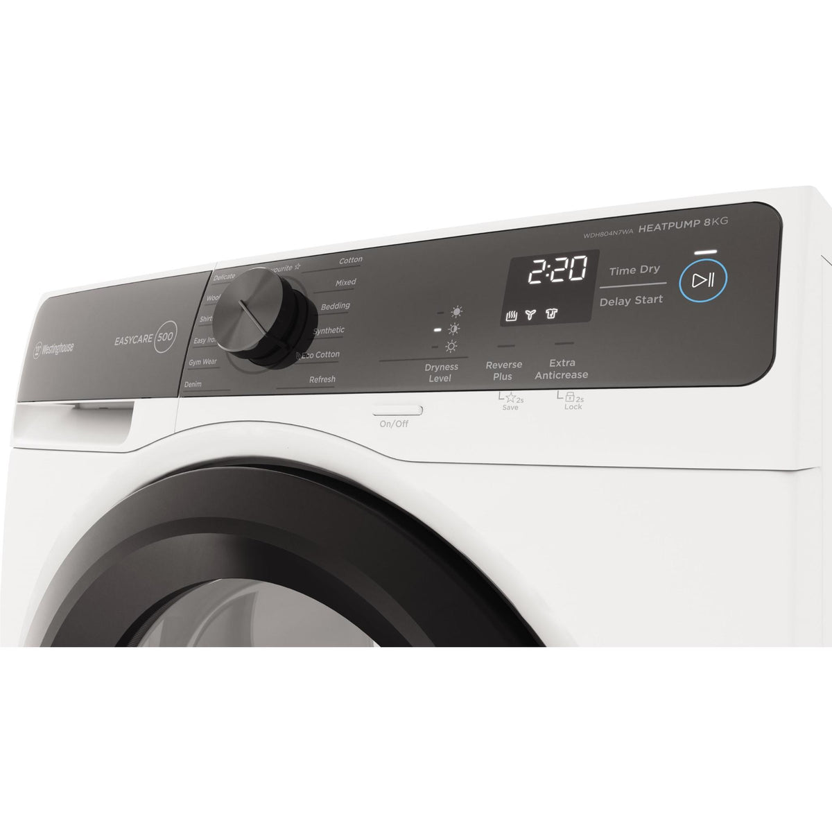 Westinghouse WDH804N7WA 8kg EasyCare 500 Series Heat Pump Dryer