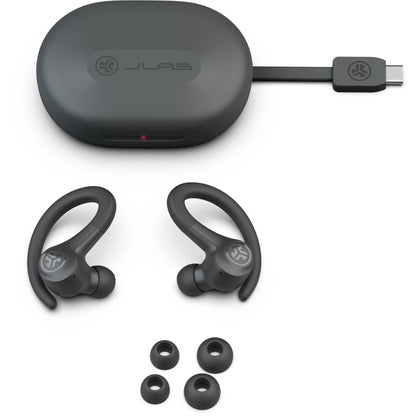 JLab Go Sport+ True Wireless In-Ear Headphones (Graphite)