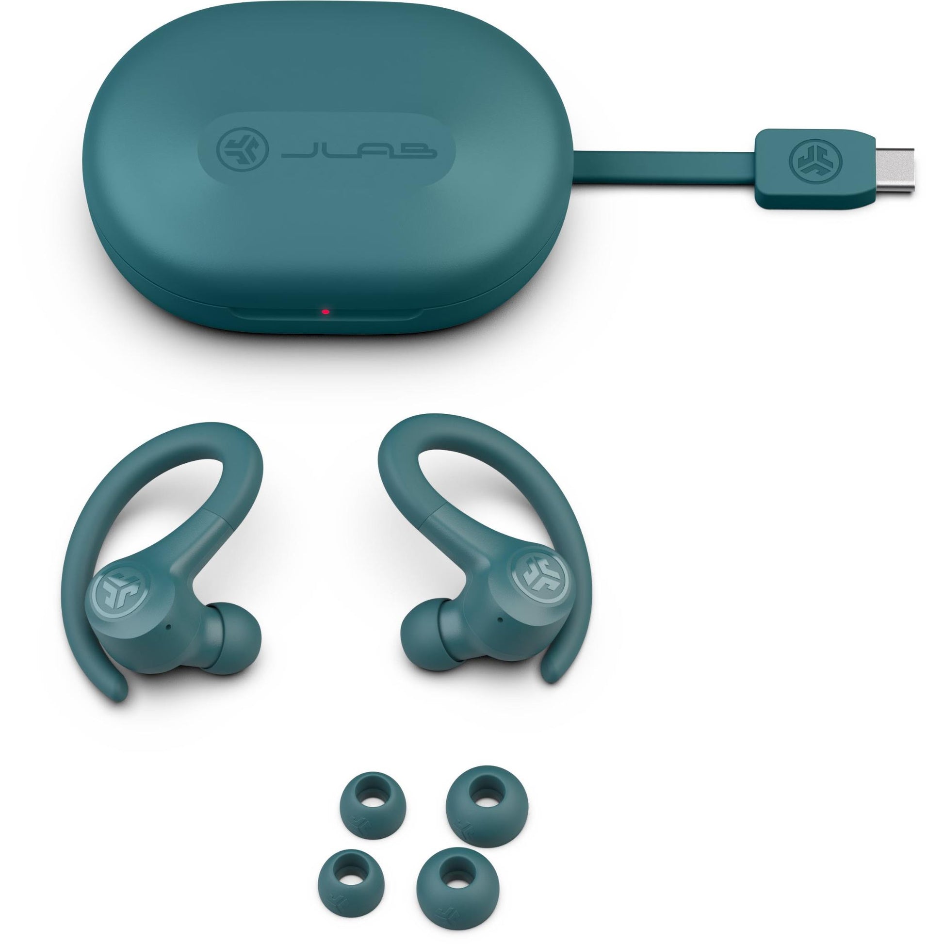 JLab Go Sport+ True Wireless In-Ear Headphones (Teal)