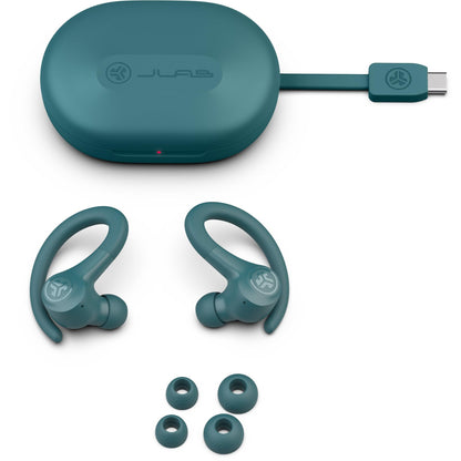JLab Go Sport+ True Wireless In-Ear Headphones (Teal)