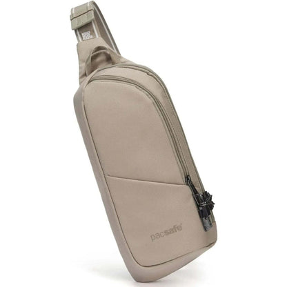 Pacsafe V Action Anti-Theft RFID Blocking Slashguard Sling Pack Beige
