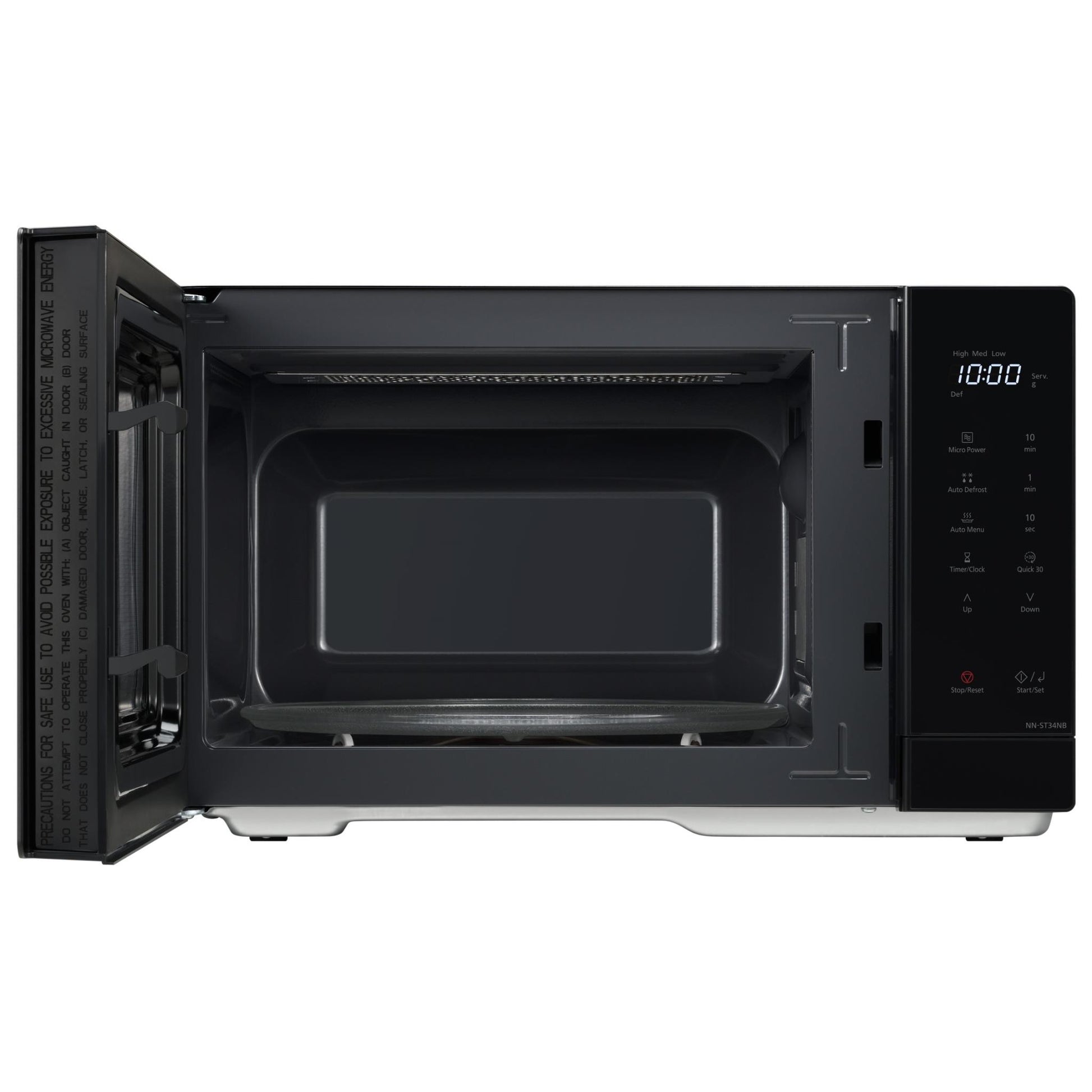 Panasonic NN-ST34NB 25L 900W Microwave Oven (Black)