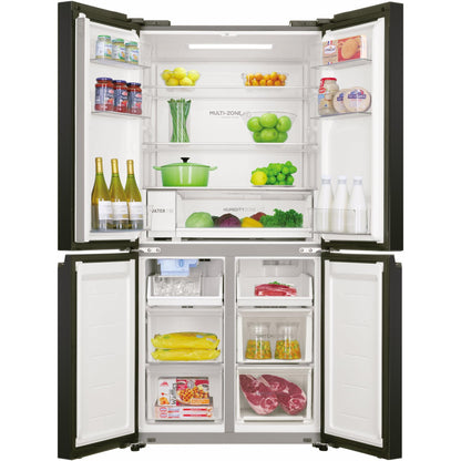Haier HRF580YPC 507L Quad Door Fridge (Black)