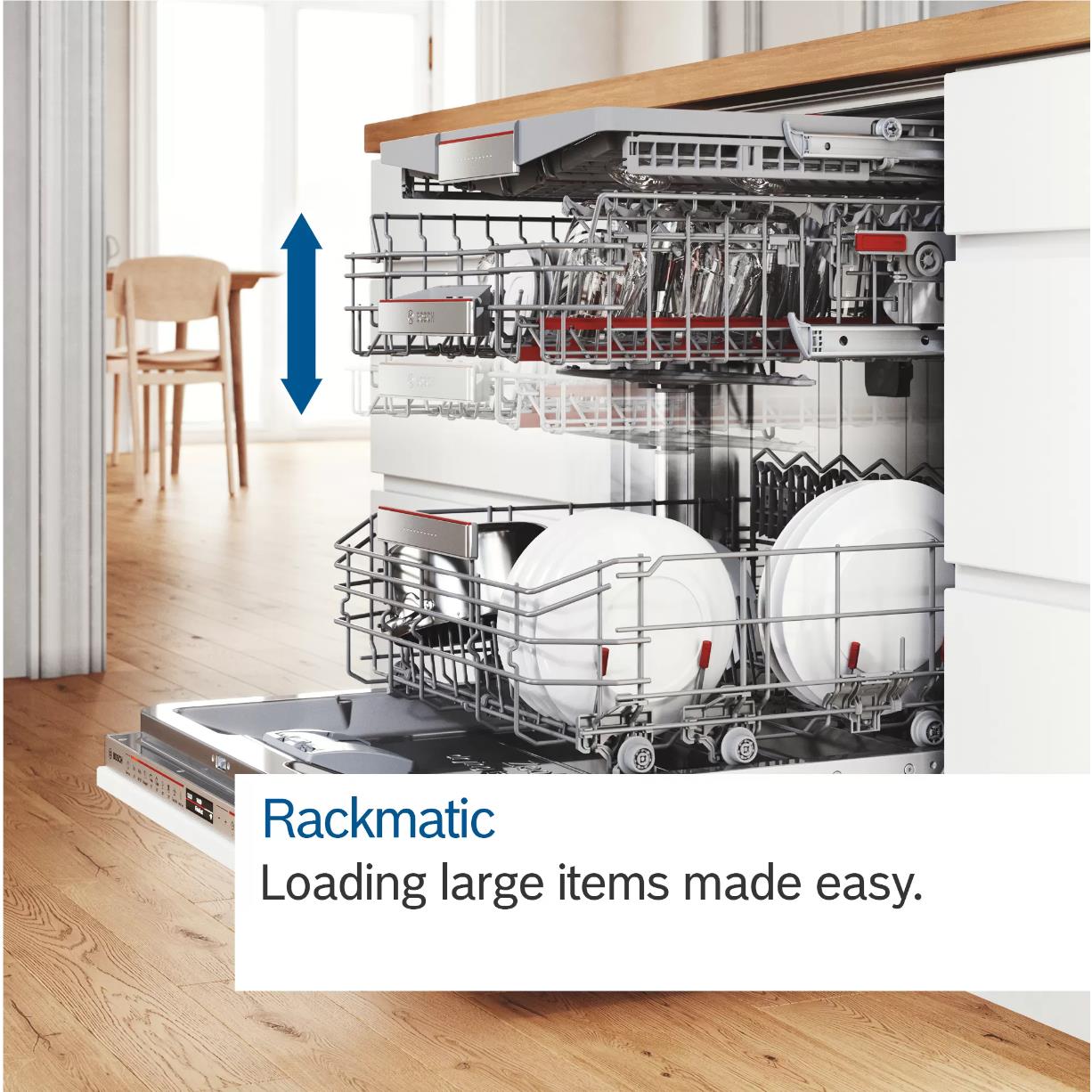 Bosch SMS6HCI02A Series 6 15-Place Setting Freestanding Dishwasher (Stainless Steel)