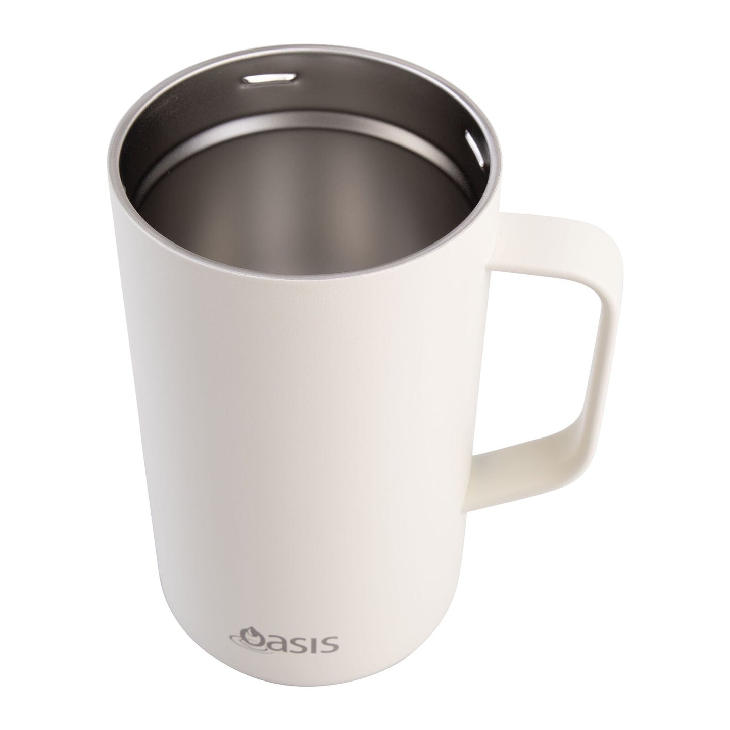 Oasis Stainless Steel Double Wall Insulated Coffee Press - 4 Cup - 600ml (Alabaster)