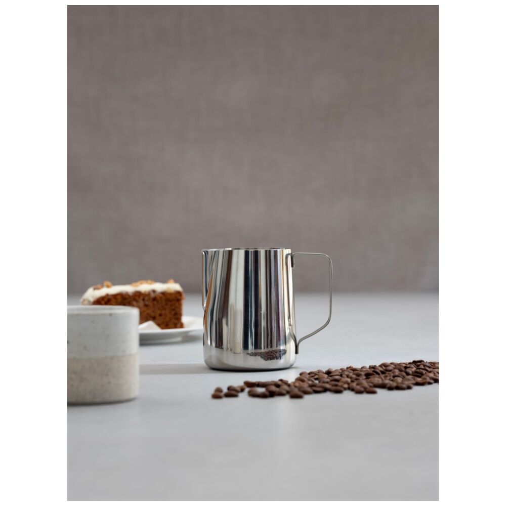 Euroline Stainless Steel Milk Jug for Frothing Coffee Making Accessory 600ml