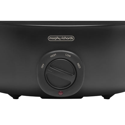 Morphy Richards 6.5L Sear Stew Slow Cooker Variable Heating Matte Black
