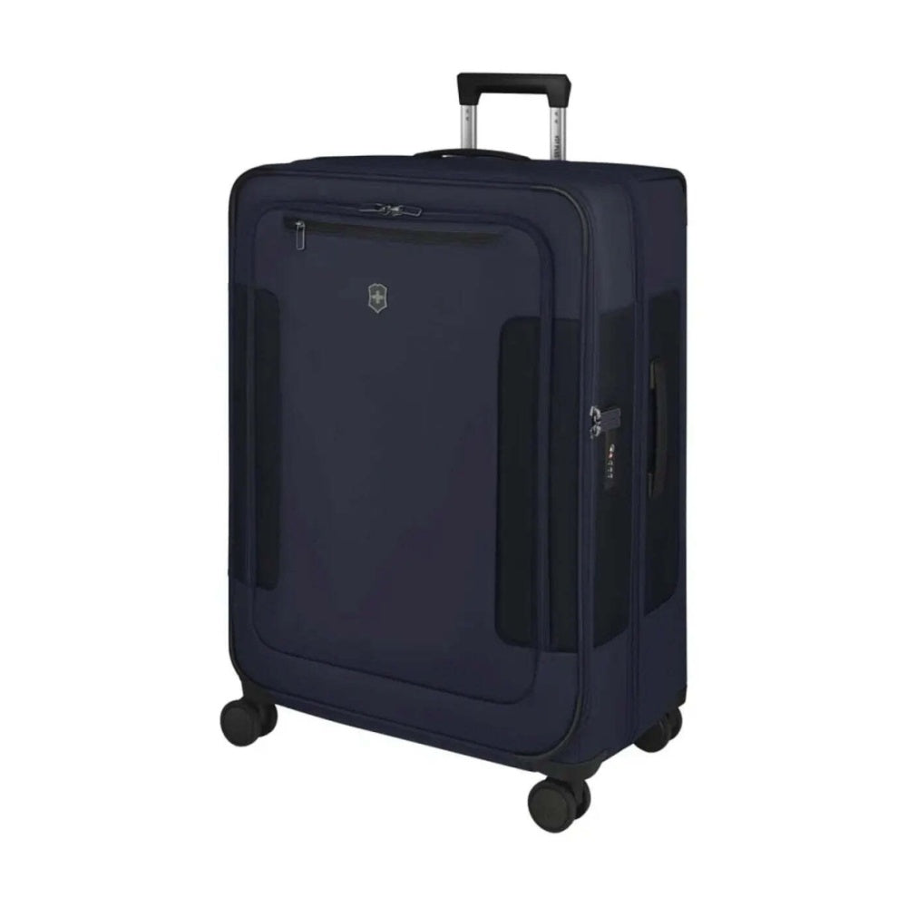 Victorinox 7.0 Werks Traveller Expandable Softside Suitcase Luggage L Navy Large