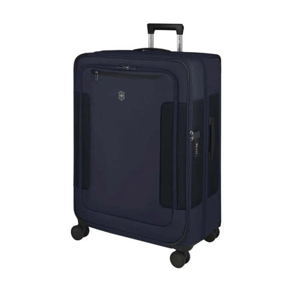 Victorinox 7.0 Werks Traveller Expandable Softside Suitcase Luggage L Navy Large