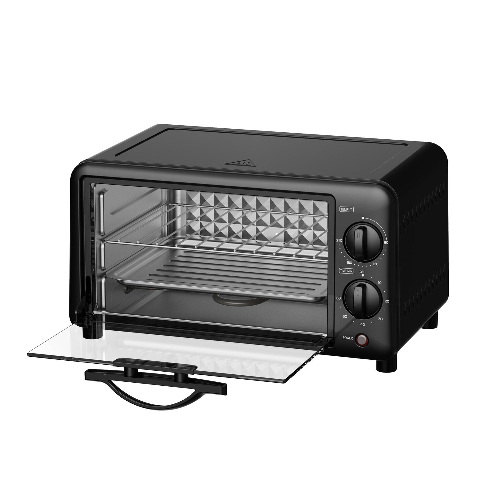 Healthy Choice 10L PFAS-Free Multi-Function Electric Toaster Oven with 2 Shelves
