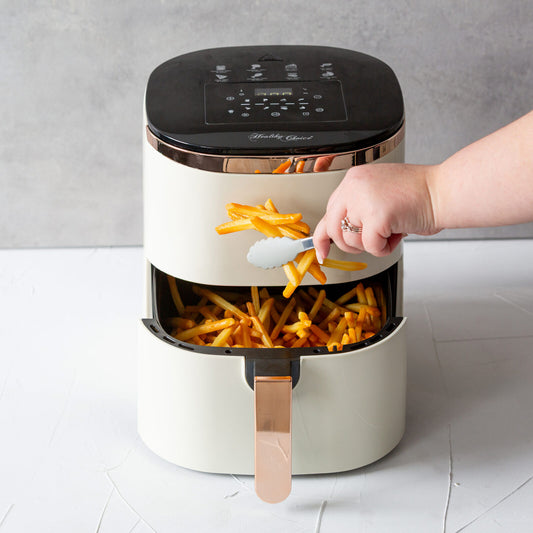 Healthy Choice 7L Digital Air Fryer with 8 Presets (Cream)