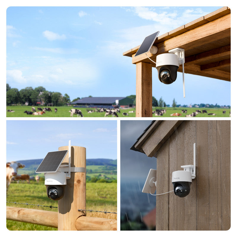 Reolink Go PT S Lite 4G LTE 360° Pan-Tilt & Auto Tacking Security Camera + Solar Panel
