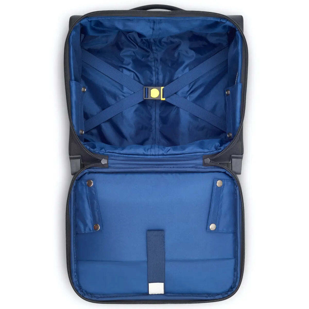 Delsey Brochant 3 - 38 cm 2-Wheel Underseater Cabin Suitcase - Deep Black