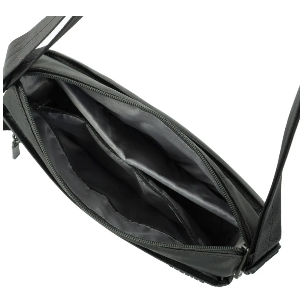 Hedgren EYE Medium Shoulder Bag RFID Nylon 5.7L Padded Pocket Black Ink