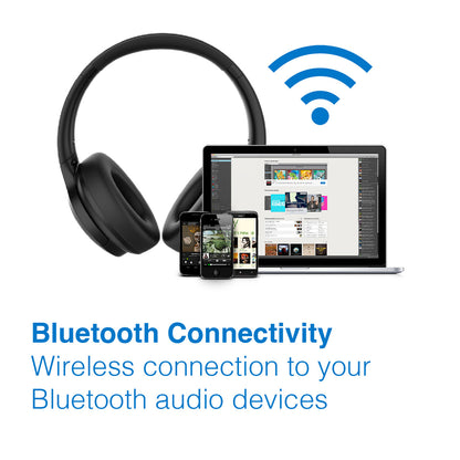 Laser ANC Bluetooth Headphones (Black)