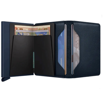 Secrid Slimwallet Compact RFID Travel Men's Wallet w/Card Holder Navy